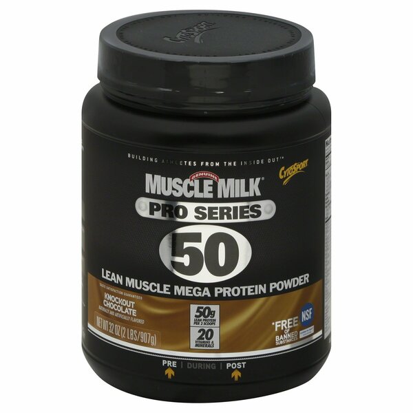 Cytosport MUSCLE MILK PRO SERIES 50 KNOCKOUT CHOCOLATE 32Z 586943